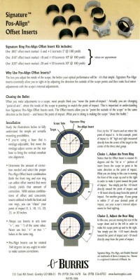 Burris Signature Pos Align Offset Inserts Instructions1