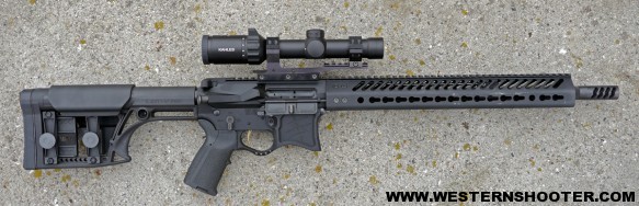 Kahles K16i 1-6x24 Mounted in Bennie Cooley Sniper Assault Mount on Seekins Precision Rifle